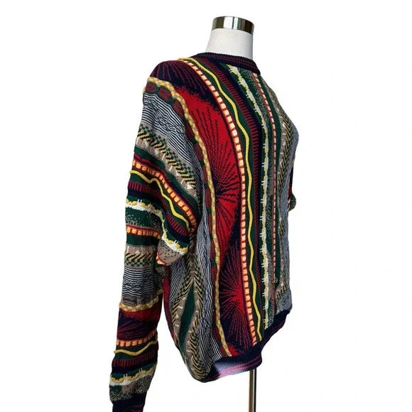 Coogi Mens Sweater -Missing Tag- Cotton Colorful - XL/XXL - Picture 3 of 10
